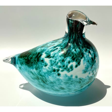Oiva Toikka 1983 Green bird Nuutajarvi オイバ・トイッカ 送料込