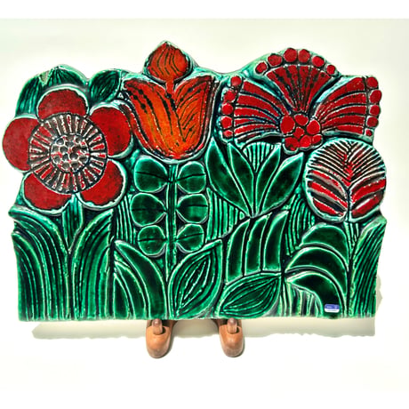 Gustavsberg Lisa Larson リサ・ラーソン GARDEN 陶板