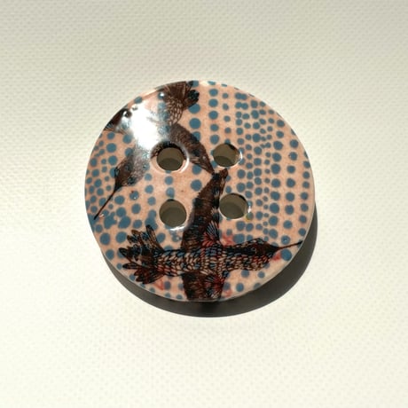 Heini Riitahuhta  Koru Nappi バード ＊8 / 4つ穴