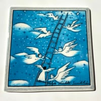 ARABIA Heljä Liukko-Sundström 天使の陶板② Enkeli len