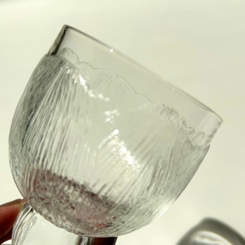 Nuutajarvi Oiva Toikka Pioni ワイングラス ① オイバ