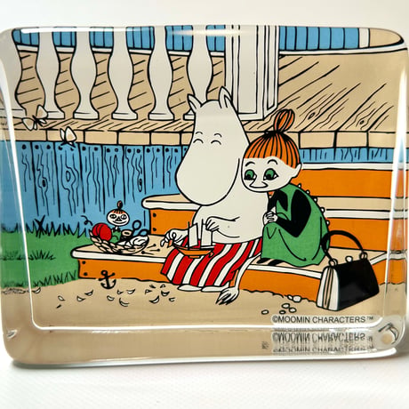 Iittala イッタラ ムーミンママ ガラスカード "Muumimamma ja kaarnalaiva”  ミムラ姉さん ミイ