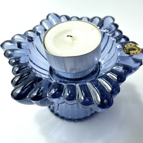 Riihimaen lasi キャンドルホルダー ライラック Lilac candle holder