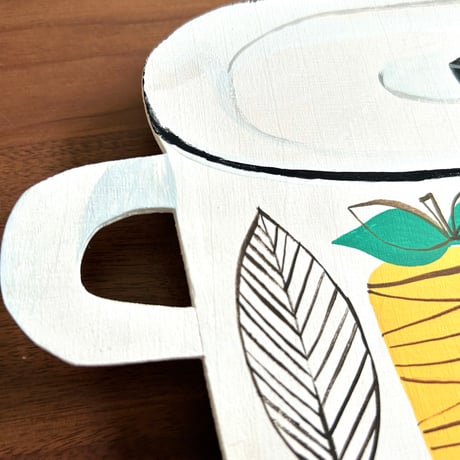 マッティピックヤムサ プライウッド アート 壁掛け 北欧 vegeta Pot