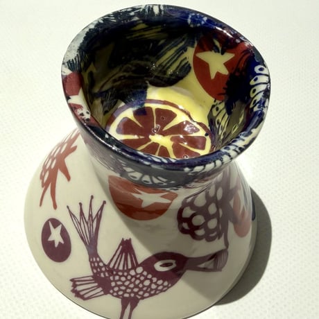 Heini Riitahuhta 鳥＆フルーツモチーフ 2way cup ① ヘイニ・リータフフタ