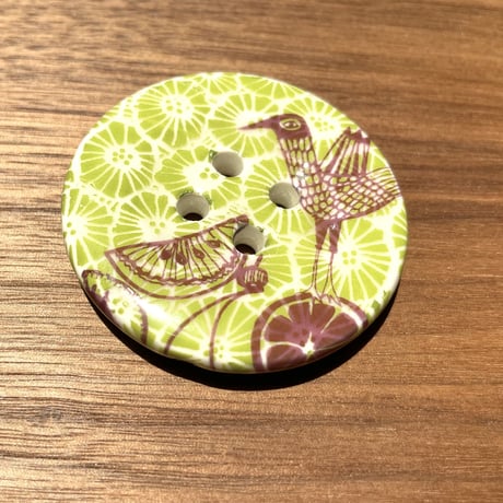 Heini Riitahuhta  Koru Nappi バード ＊15 / 4つ穴