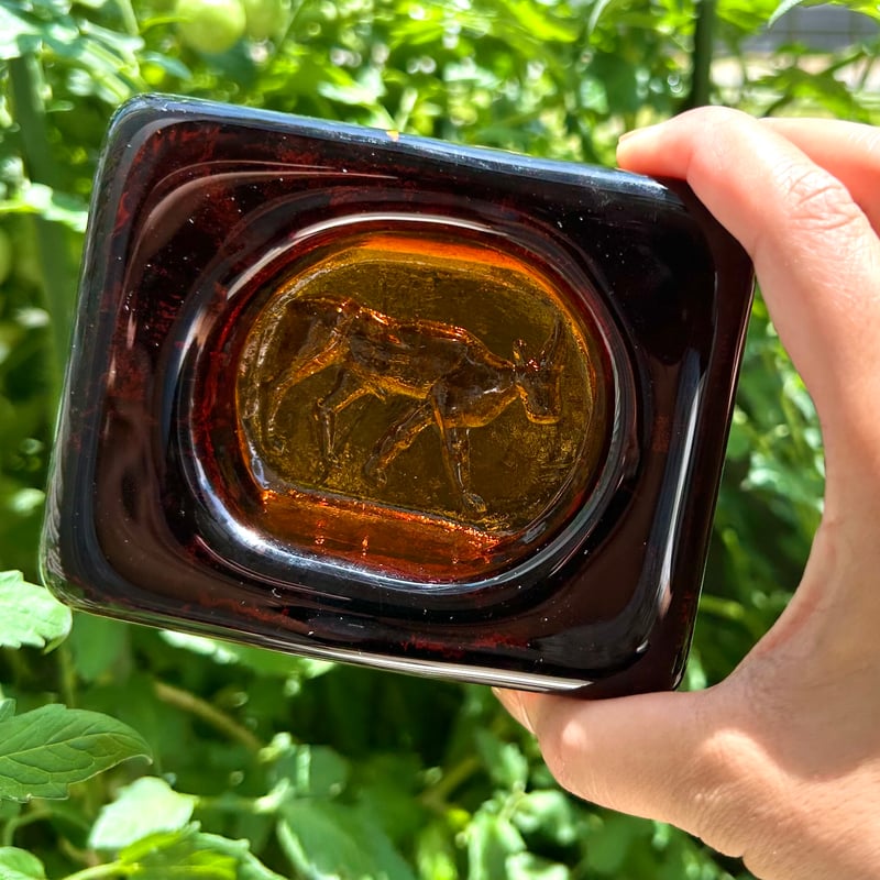 BODA社 エリック・ホグラン アッシュトレイ ウシ 無色ガラス ボダ/BODA