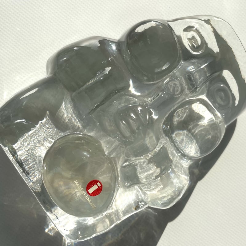 iittala ヨルマ・ヴェンノラ ガラス吹きの職人2つ