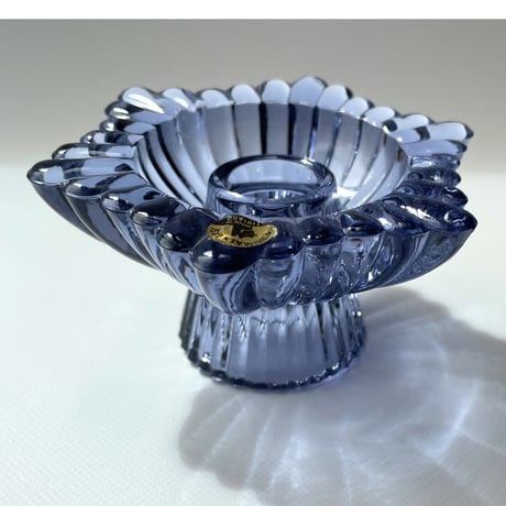 Riihimaen lasi キャンドルホルダー ライラック Lilac candle holder