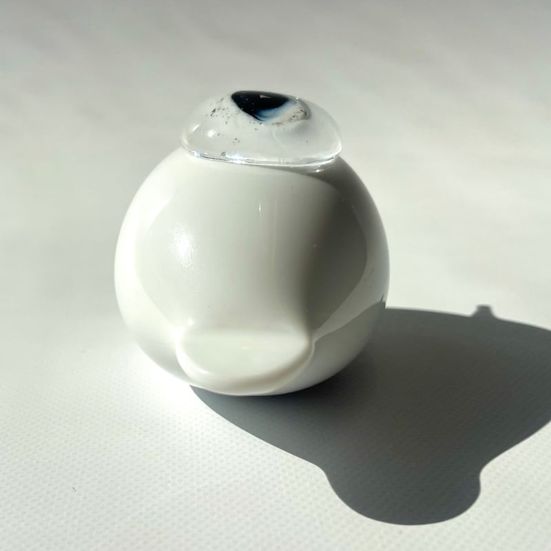 Oiva Toikka・パフボール ホワイト Iittala Toikka White Puffball Bird - 2015 & Earlier iittala