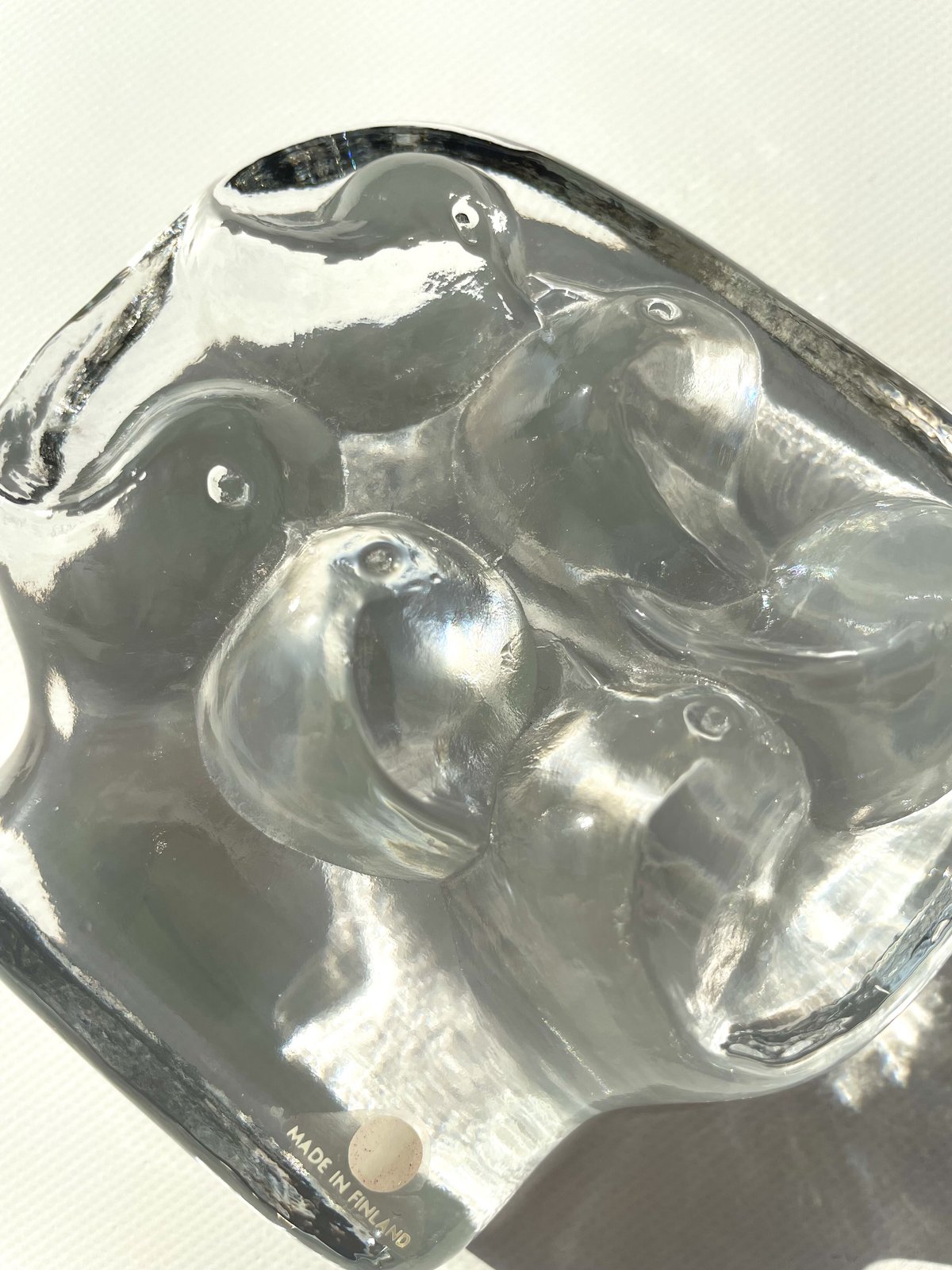 Jorma Vennola ヨルマ・ヴェンノラ 6羽の鳥 Lintupuu イッタラ ガラスオ