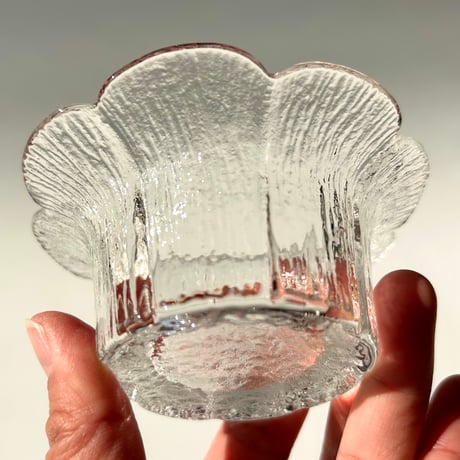 Mäntsälän Lasisepät Pertti Kallioinen 花　キャンドルホルダー