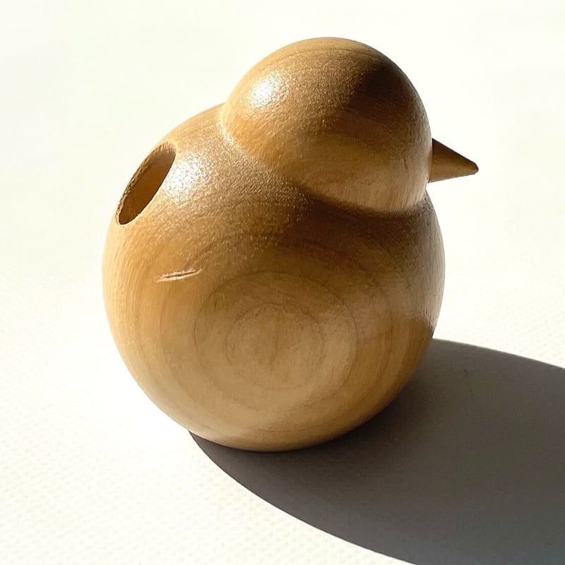 【刻印ありビンテージ品】北欧_アーリッカ aarikka バード 北欧インテリアビンテージ雑貨/フィンランド製/aarikka