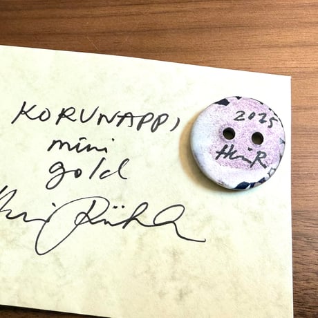 Heini Riitahuhta  Koru Nappi 小サイズ ゴールド② / ヘイニ・リータフフタ コルナッピ