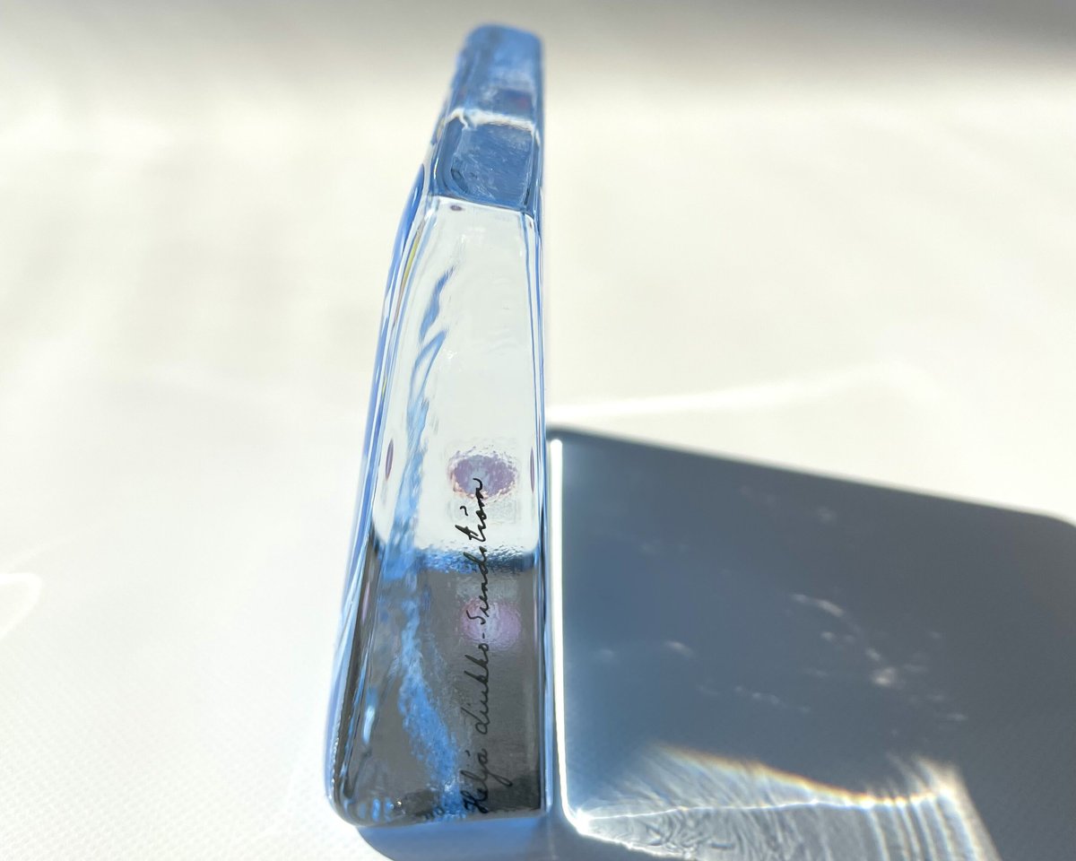  Helja Design ガラスカード(3人の天使/Ｌサイズ) iittala Helja Design ガラスカード(3人の天使/Lサイズ) - 工芸