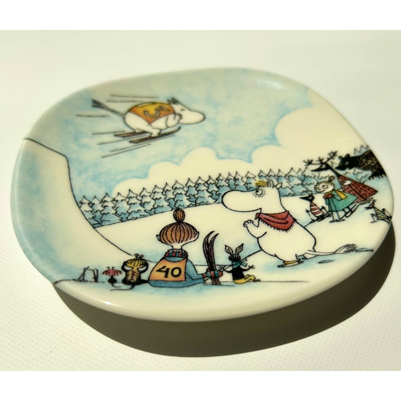 ARABIA ムーミン ウォールプレート Jump Slope アラビア | Kirsikkapuu