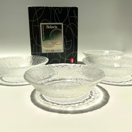 iittala Tapio Wirkkala Solaris（ソラリス）箱付き 4個入り ボウル