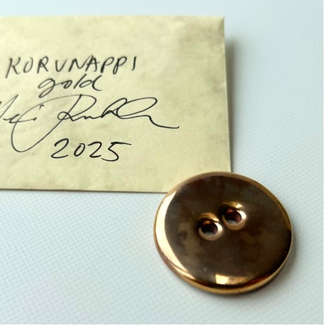 Heini Riitahuhta  Koru Nappi 中サイズ ゴールド③ / ヘイニ・リータフフタ コルナッピ