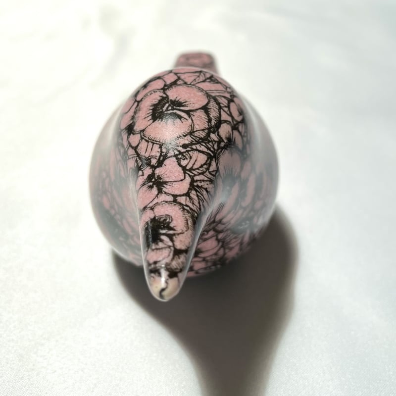 Arabia Heini Riitahuhta Titi-tyy鳥笛 Heini Riitahuhta アラビア TITI-TYY 鳥 鳥笛 ピンク 花柄 | Ki