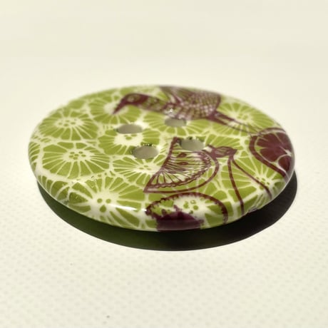 Heini Riitahuhta  Koru Nappi バード ＊15 / 4つ穴