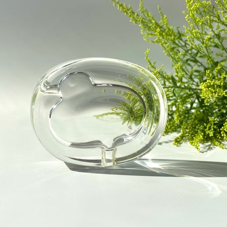 Nuutajarvi カイ・フランク Ruuturitarプレート クリア Nuutajarvi カイ・フランク Ruuturitarプレート クリア