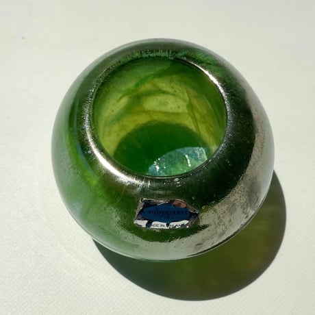 ヌータヤルヴィ  Pilvi キャンドルホルダー グリーン ラスター多め