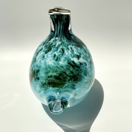 Oiva Toikka 1983 Green bird Nuutajarvi オイバ・トイッカ 送料込
