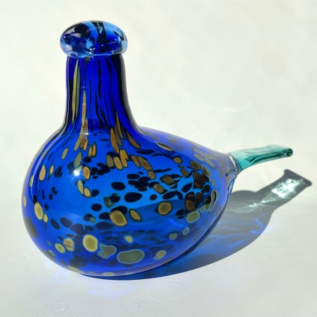 別注 Nuutajarvi  Oiva Toikka バード Sinikki 送料込 / iittala Birds ブルー  オイバ・トイッカ