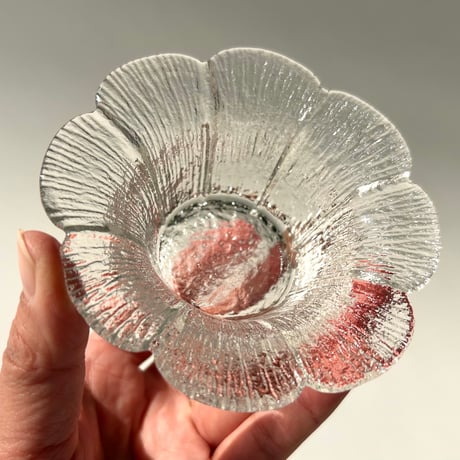 Mäntsälän Lasisepät Pertti Kallioinen 花　キャンドルホルダー