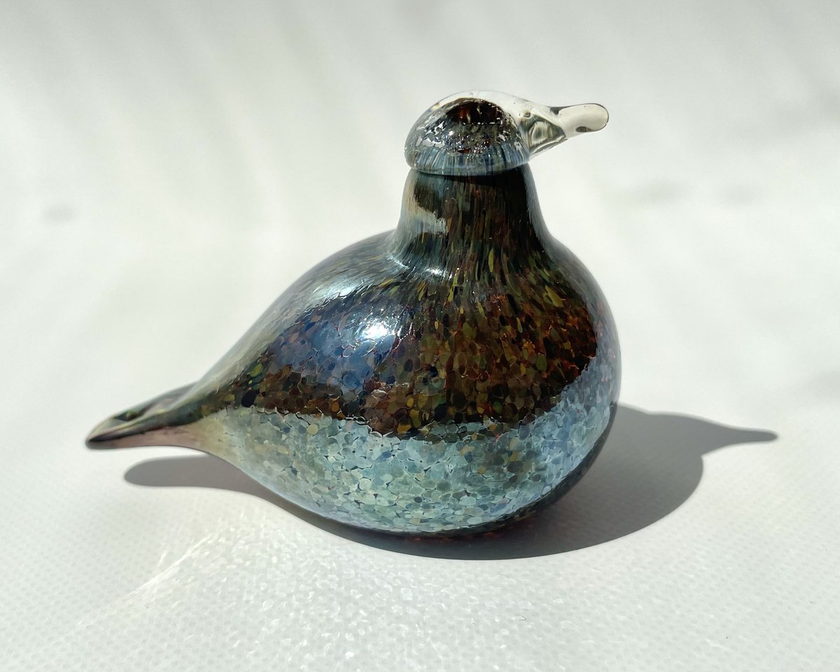 Oiva Toikka Golden-Crested Kinglet ラスター① やや大きめ  