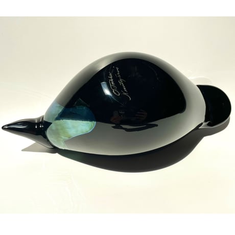 Oiva Toikka Nuutajarvi Crow カラス オイバ・トイッカ