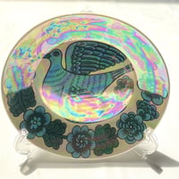 アラビア Birger Kaipiainen 極楽鳥 オーバルプレート  カイピアイネン Paratiisilintu 鳥 Arabia ① 1970s ヴィンテージ