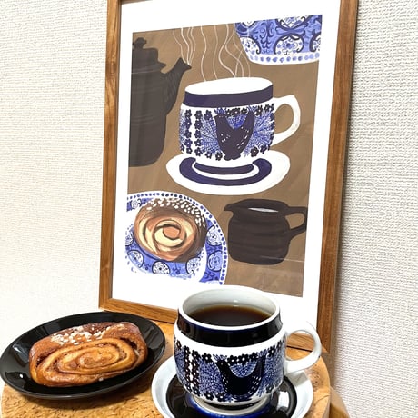 Matti Pikkujamsa アート Korvapuusti シナモンロール マッティピックヤムサ 送料込