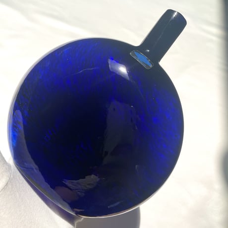 Nuutajarvi ヌータヤルヴィ Oiva Toikka オイバトイッカ mansikkapaikka bottle ブルー　A