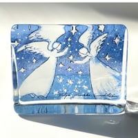 イッタラ Helja Liukko-Sundstrom  2人の天使 iittala ガラスカード