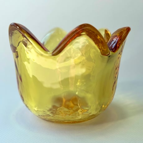 iittala Jorma Vennola Tulip イエロー  Lサイズ キャンドルホルダー / イッタラ ヨルマ・ヴェンノラ