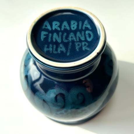 ARABIA Hilkka-Lisa Ahola ハンドペイント ベース ① /  ARABIA ART DEPARTMENT