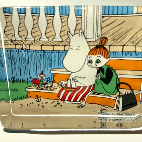 Iittala イッタラ ムーミンママ ガラスカード "Muumimamma ja kaarnalaiva”  ミムラ姉さん ミイ