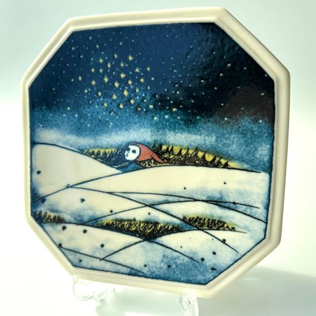 限定 FINNAIR×ARABIA Heljä Liukko-Sundström  クリスマスのプレート トントゥ ヘルヤ ①