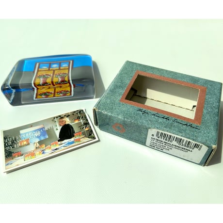 イッタラ Helja Liukko-Sundström ガラスカード Katson Maalaismaisemaa  田園地帯の眺め iittala