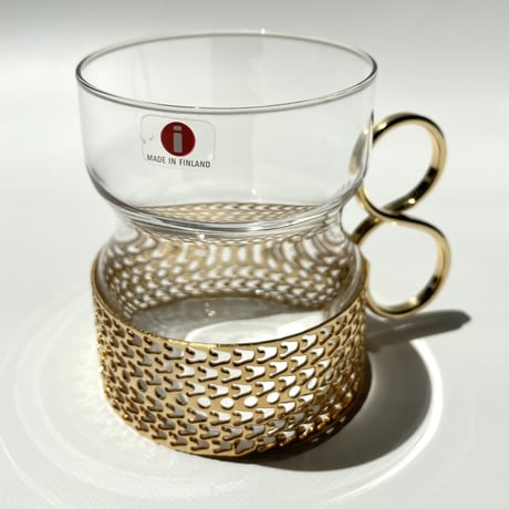 iittala Tsaikka Timo Sarpaneva 24Karaatti（ゴールド） グラス③