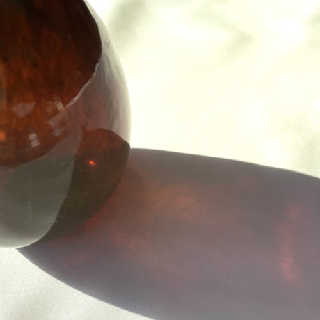 Nuutajarvi ヌータヤルヴィ Oiva Toikka オイバトイッカ mansikkapaikka bottle ブラウン系①