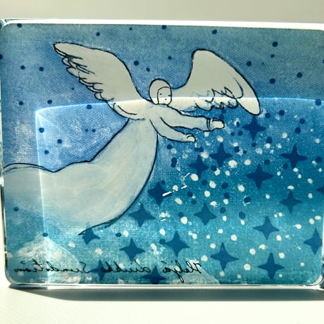 Heljä Liukko-Sundström iittala 天使 ガラスカード LEIKKIVA ENKELI 天使の戯れ