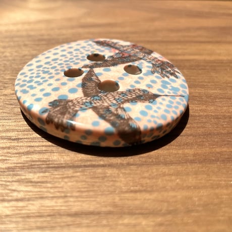 Heini Riitahuhta  Koru Nappi バード ＊8 / 4つ穴