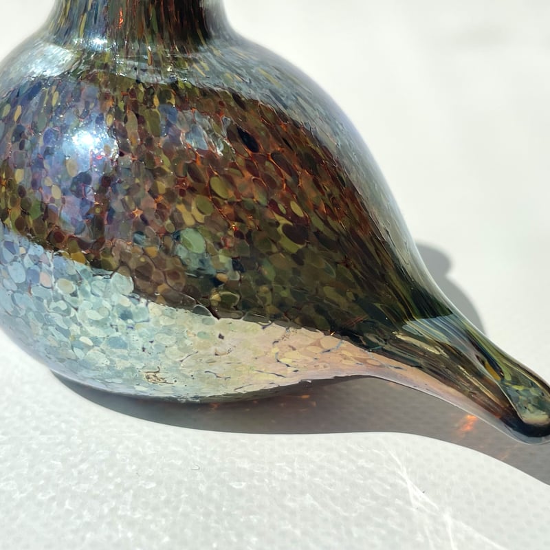 Oiva Toikka Golden-Crested Kinglet ラスター① やや大きめ  