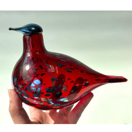 iittala Oiva Toikka Ruby bird バード オイバ・トイッカ 送料込