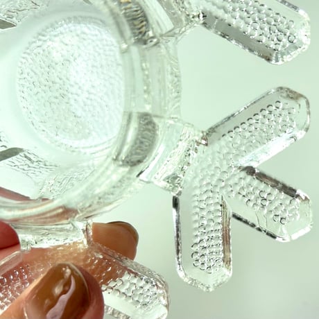 iittala イッタラ Valto Kokko ヴァルト・コッコ 雪の結晶型 キャンドルホルダー