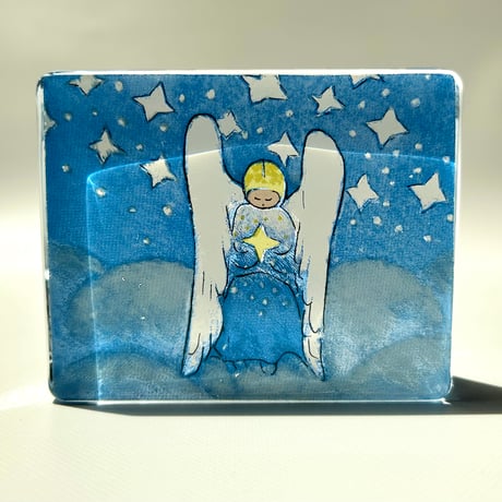 Heljä Liukko-Sundström iittala 天使 ガラスカード AJATUKSISSA ENKELIN 天使の祈り