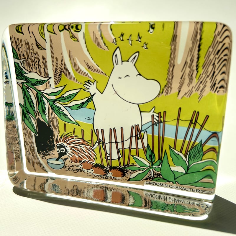 美品 フローレンの真夏の花 ガラスカード イッタラ ムーミン アラビア 美品 フローレンの真夏の花 ガラスカード イッタラ ムーミン