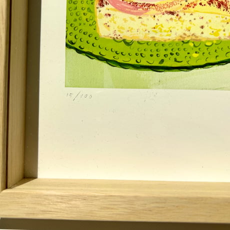 Matti Pikkujämsä アート  Omenapilrakka（アップルパイ）Giclee print 額付 送料込